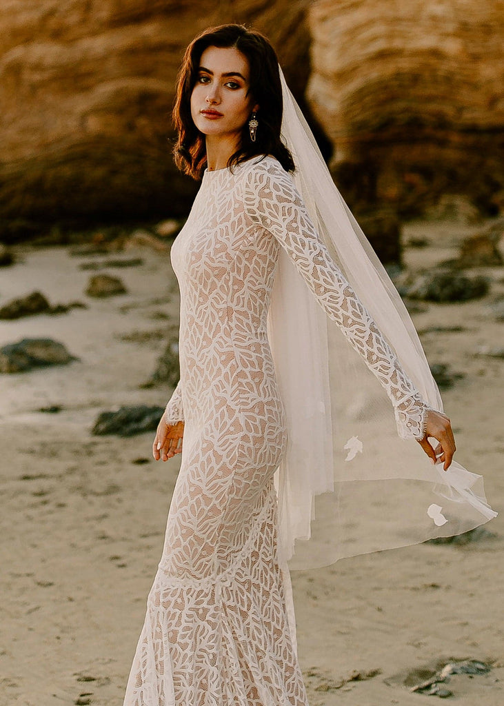 Bride wearing Equinox Dress