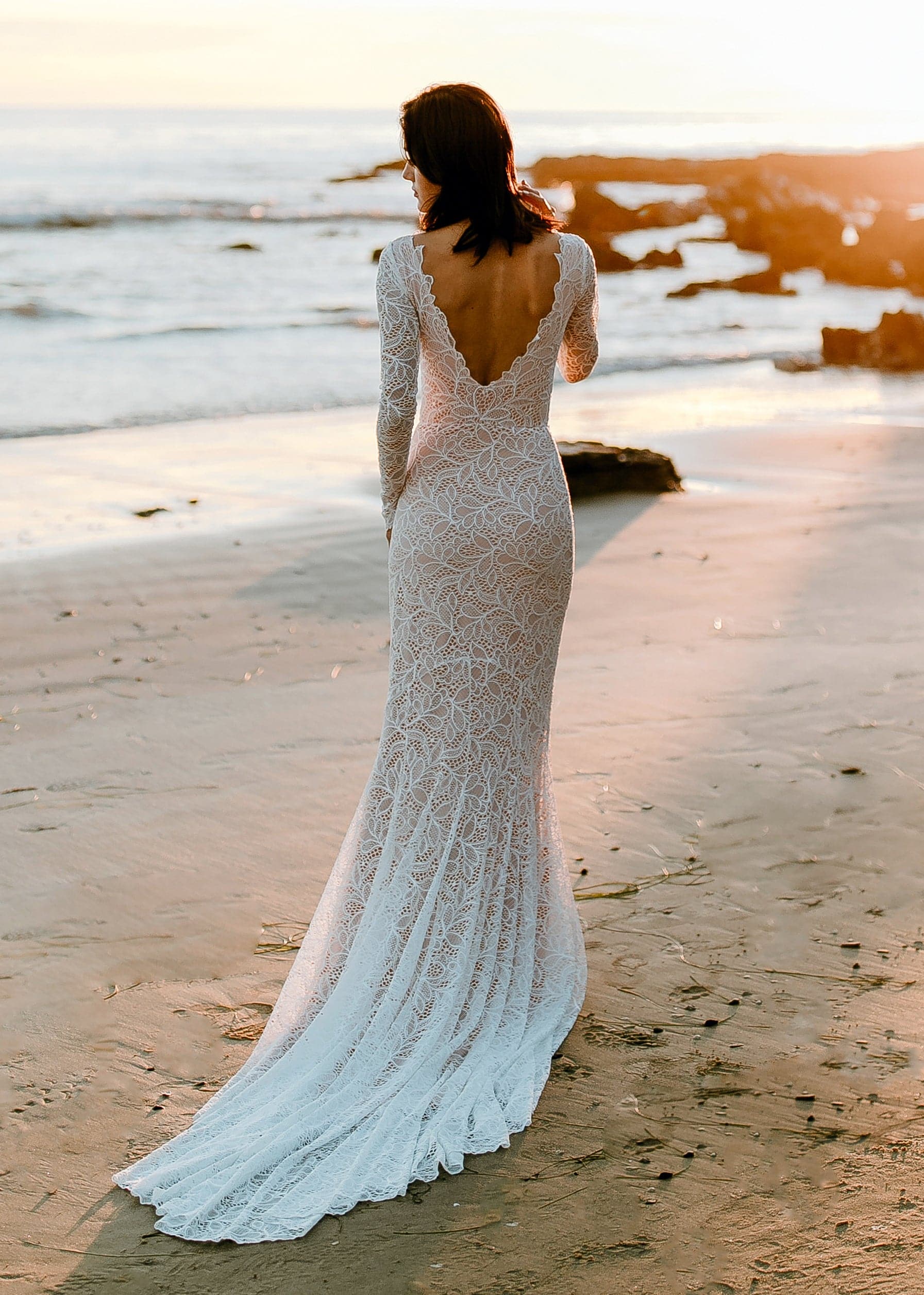 what did people dress like in the 2000s Lace Mermaid Spaghetti Straps Wedding Dresses MW692 main image 0