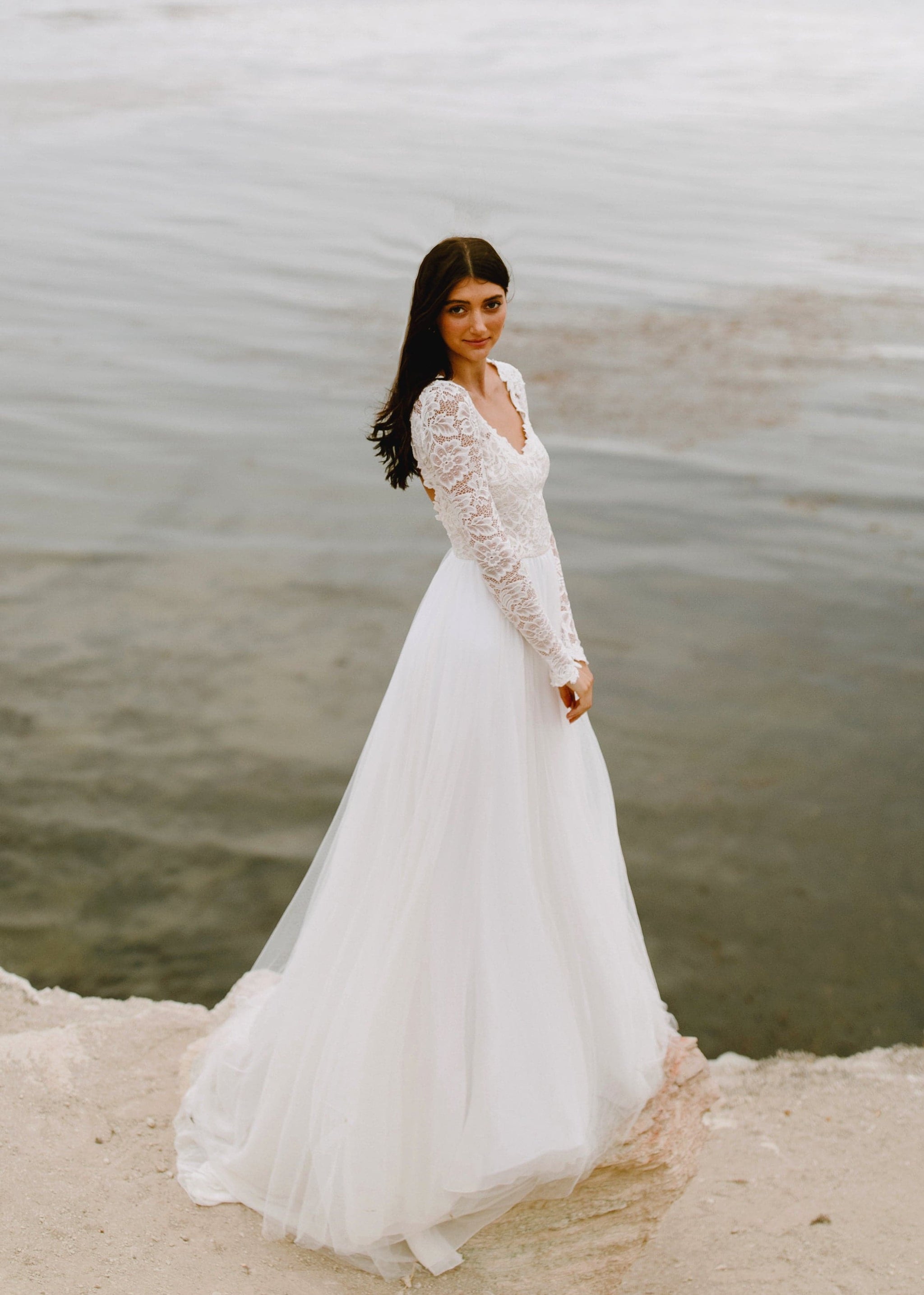 Bride wearing Indy Dress Bride wearing Indy Dress
