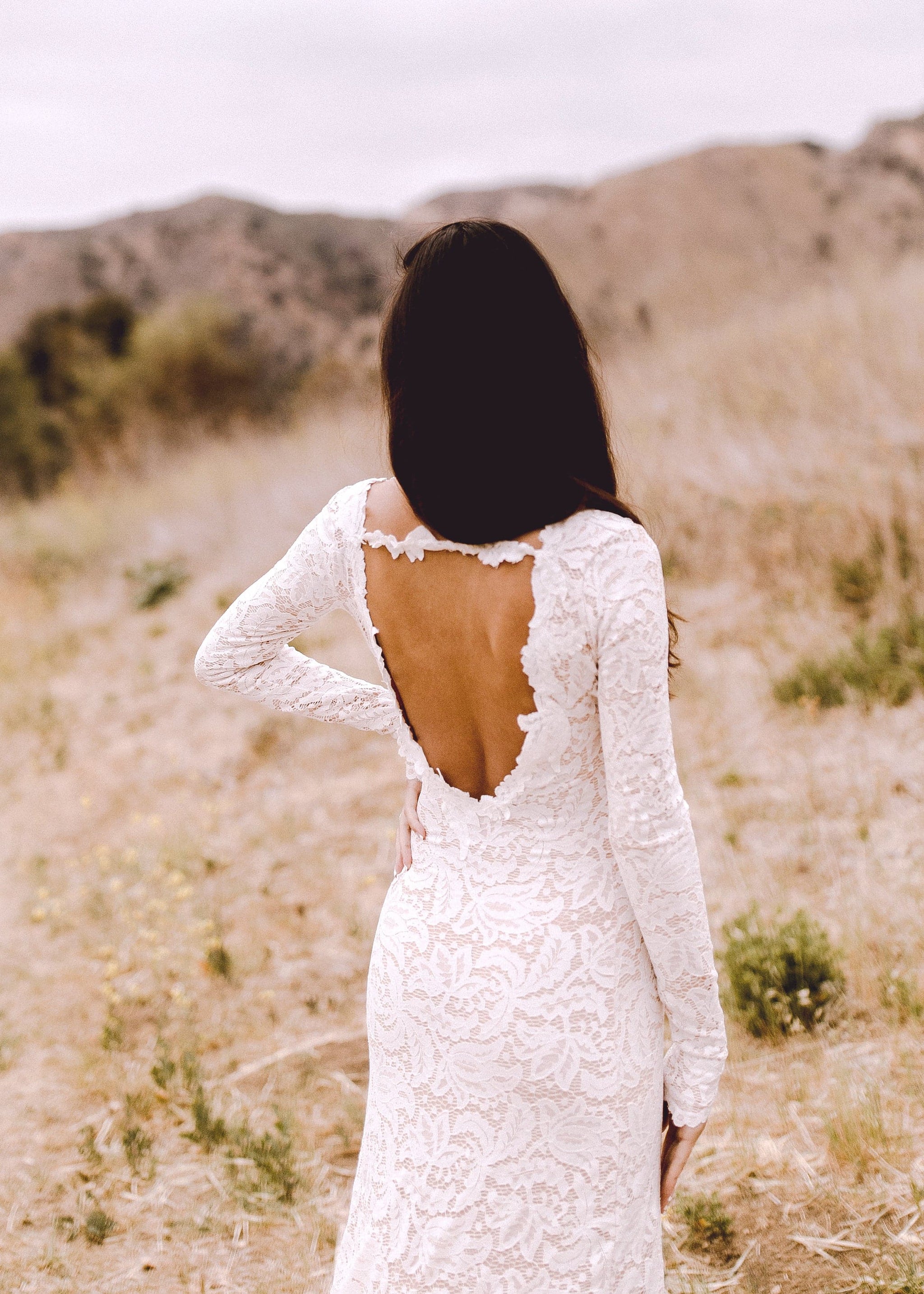 Julie | Long Sleeve Lace Wedding Dress