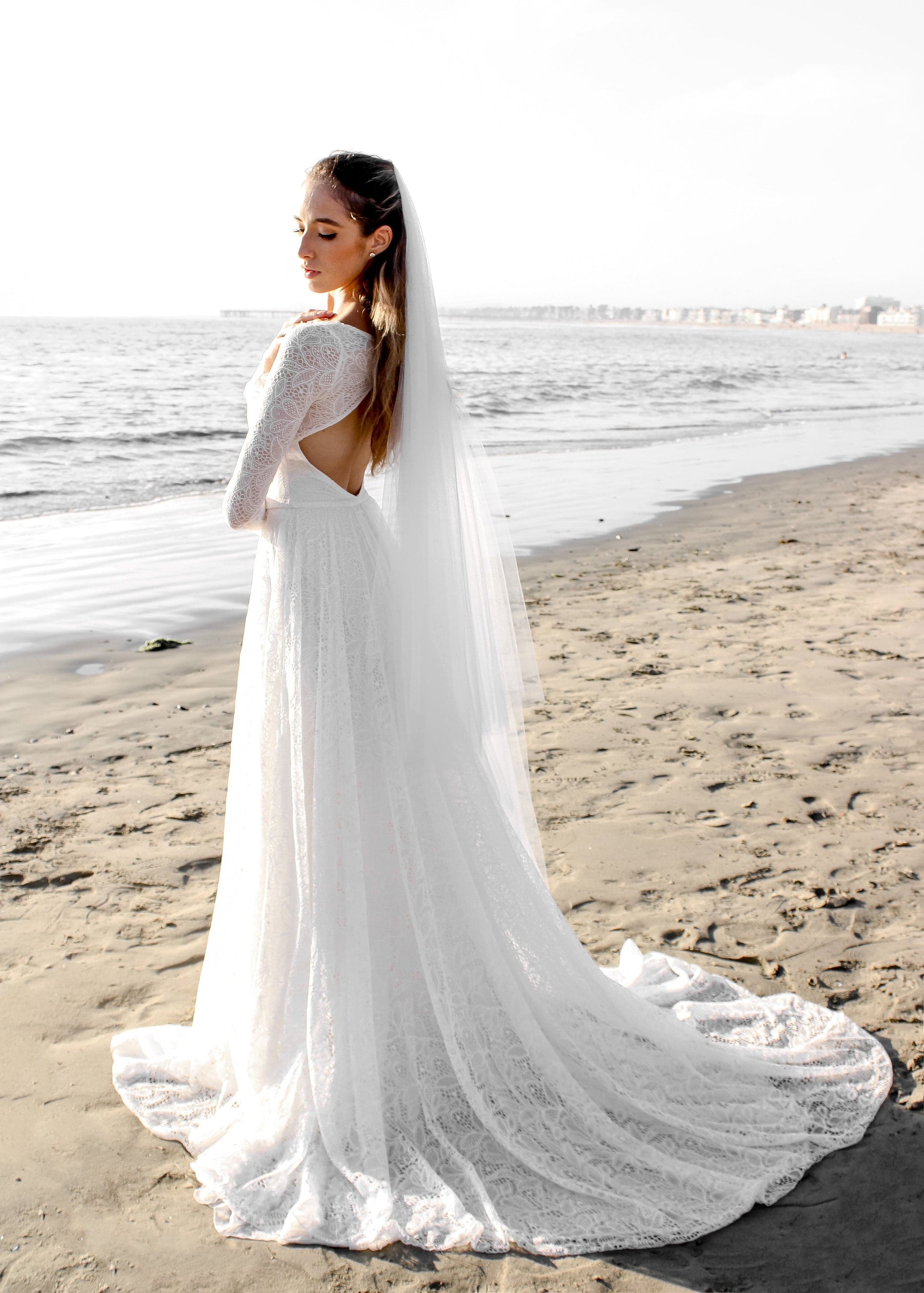 Nova Veil | WearYourLove | Soft English Tulle Bridal Veil | Wear