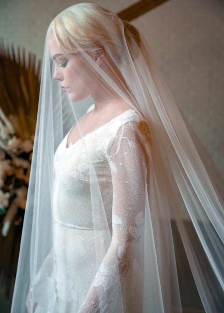 Bride wearing Mailyn Dress