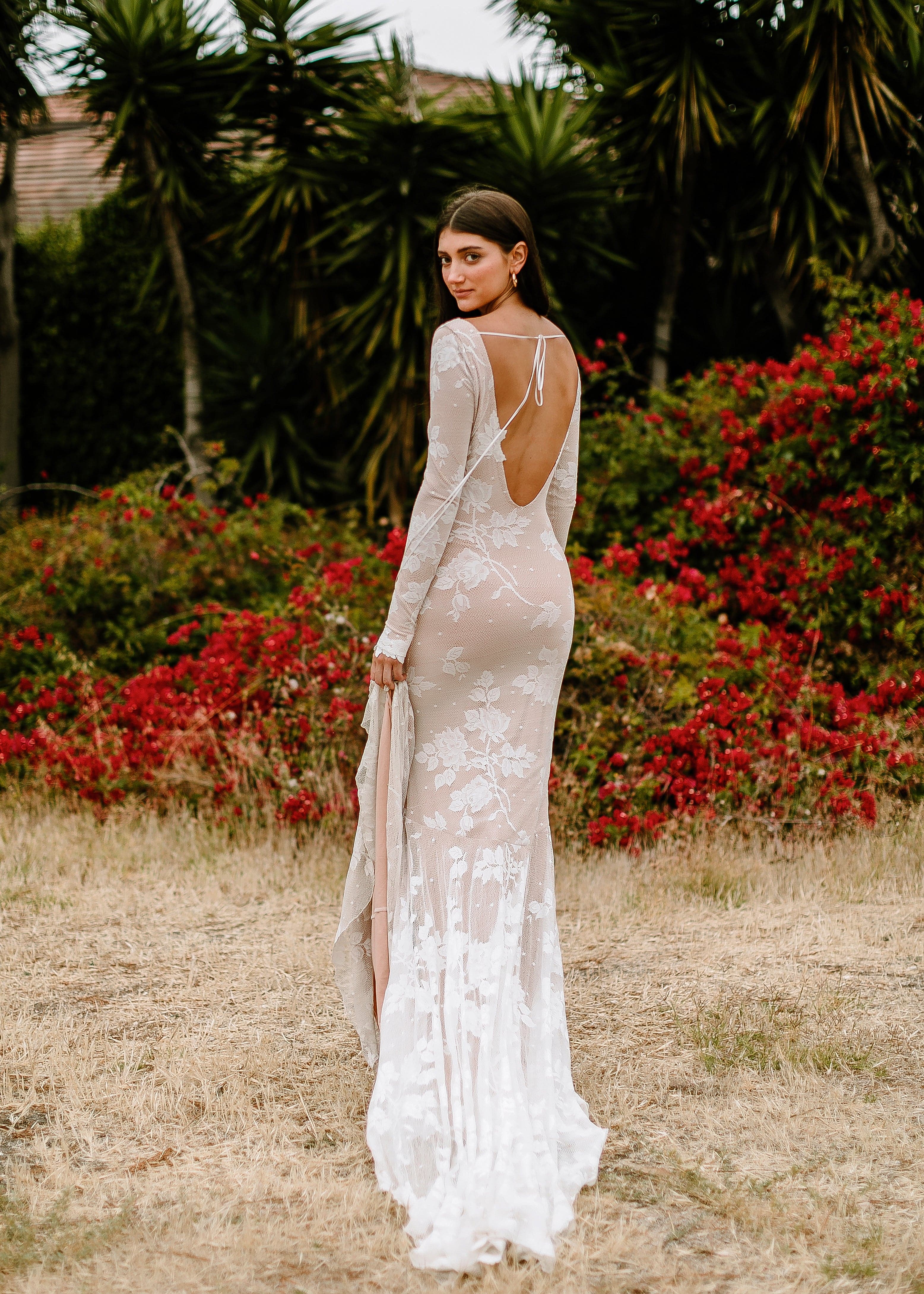 Natalie Dress Sweep Train (8-in) / Open Back Natalie Dress Sweep Train (8-in) / Open Back