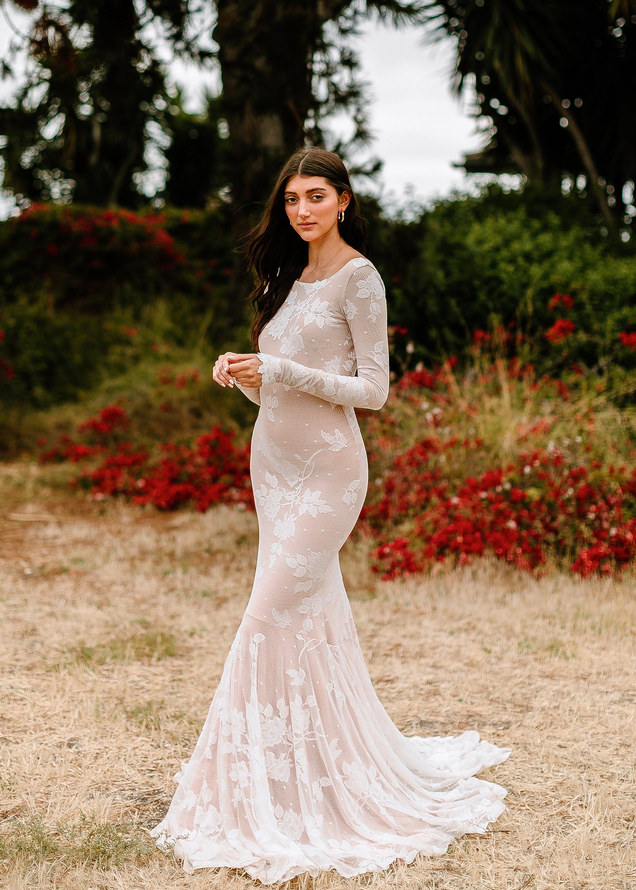 andmary Natalie long dress / ivoly（Natalie Ivory Dress）