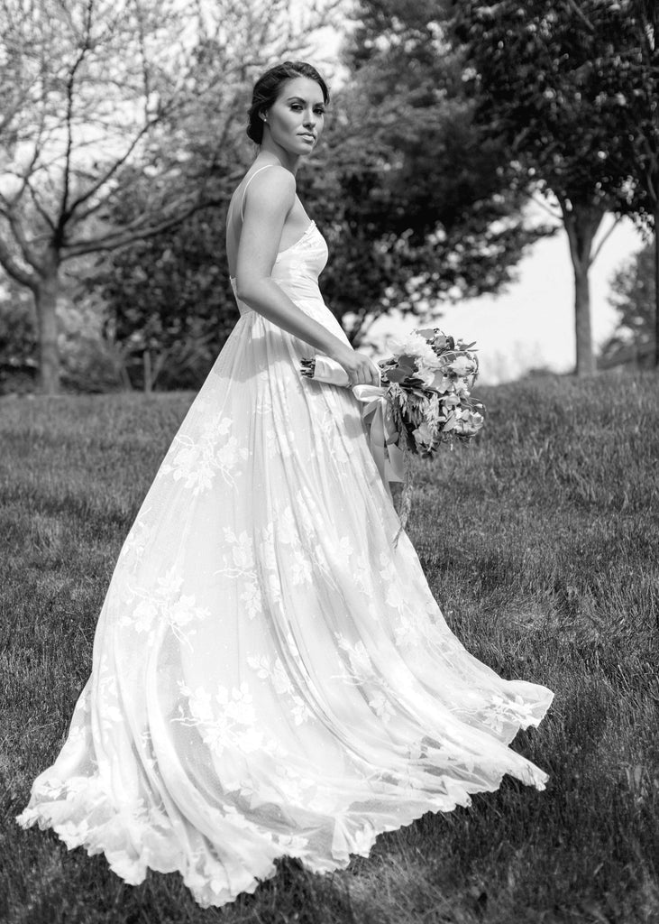 Bride wearing Tabitha Dress