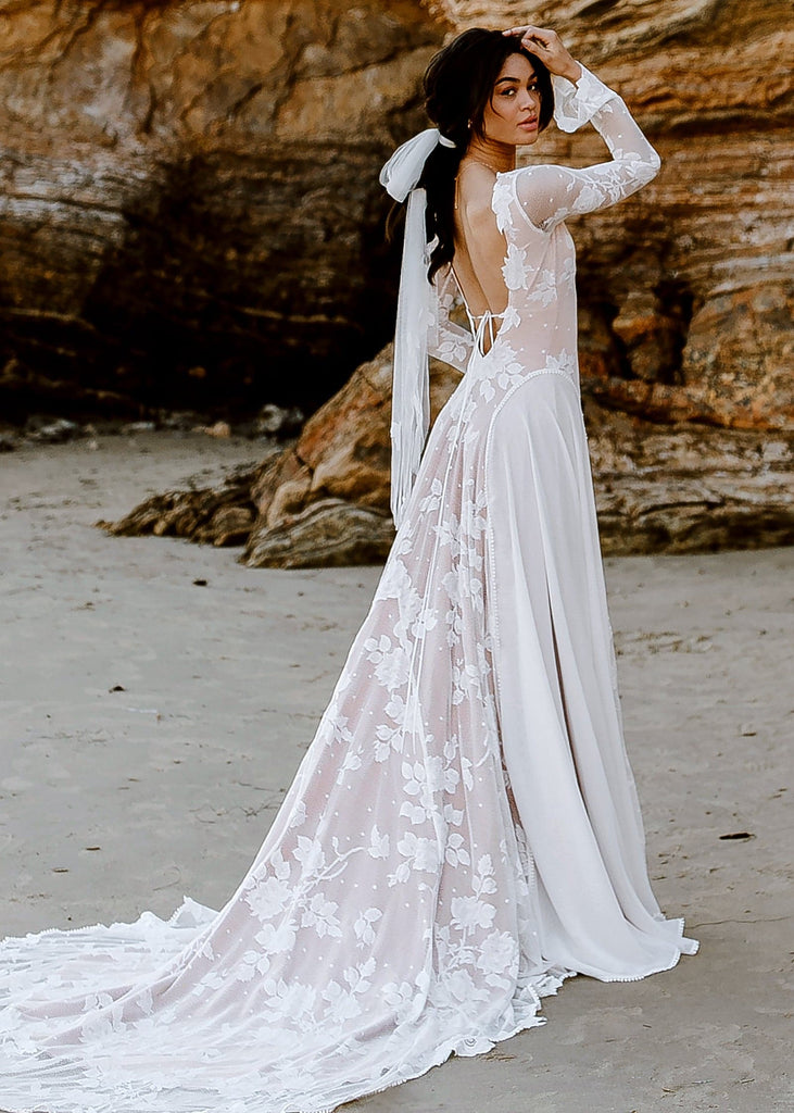 Bride wearing Luna Dress