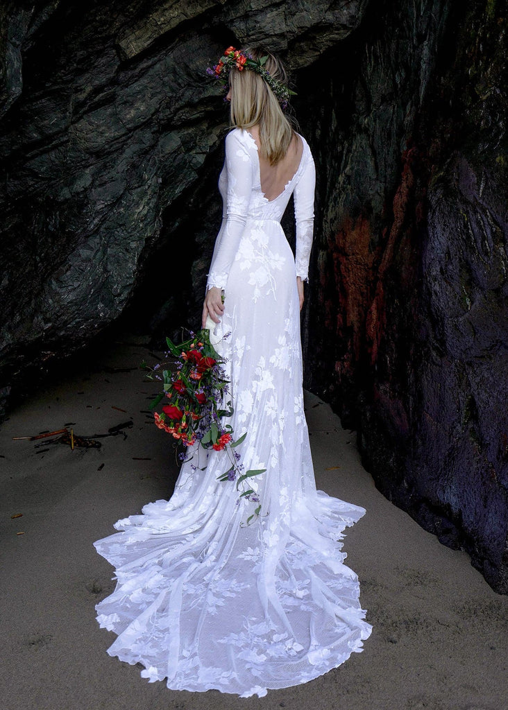 Bride wearing Ellora Dress