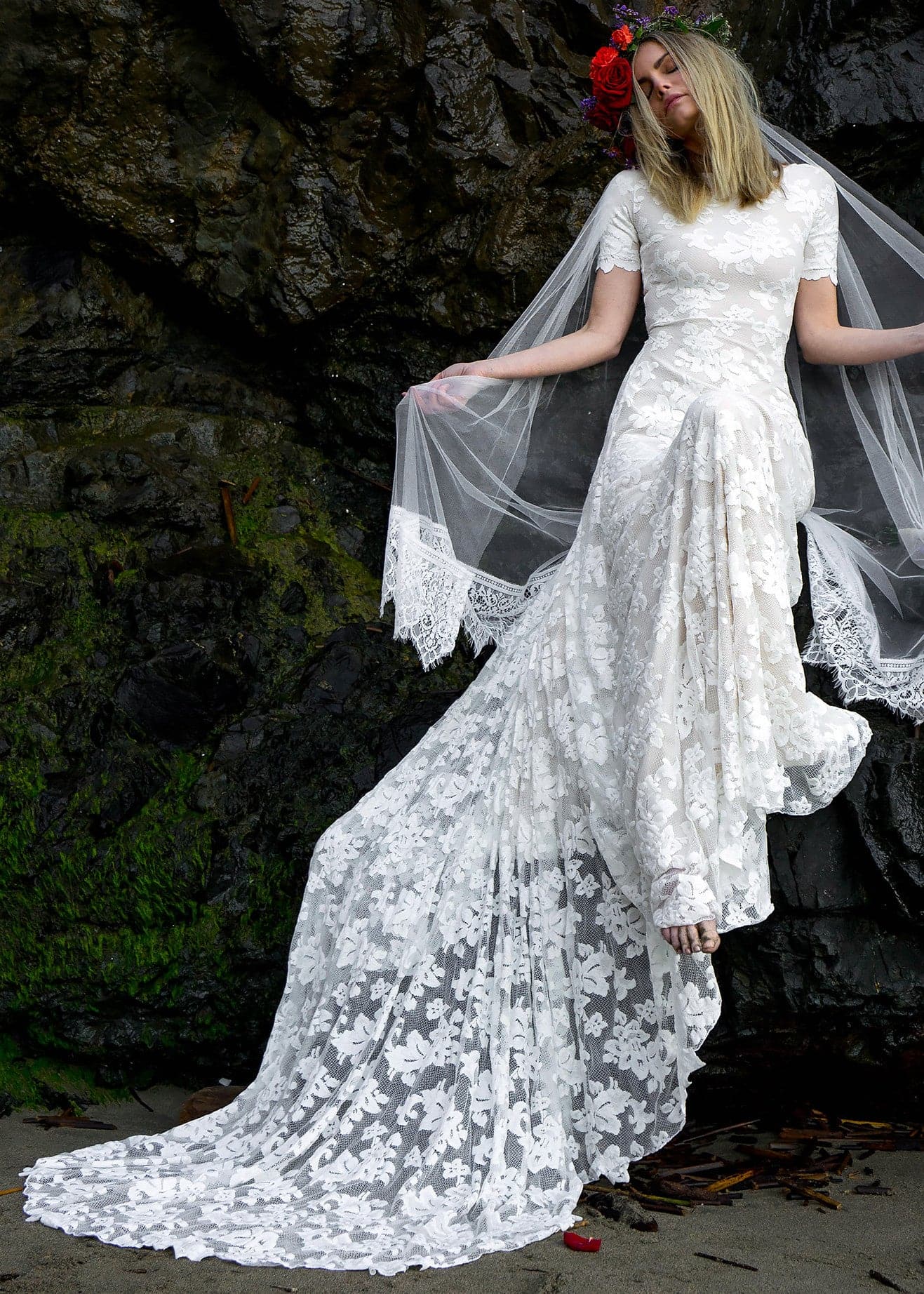 willa lace dress Azazie Willa