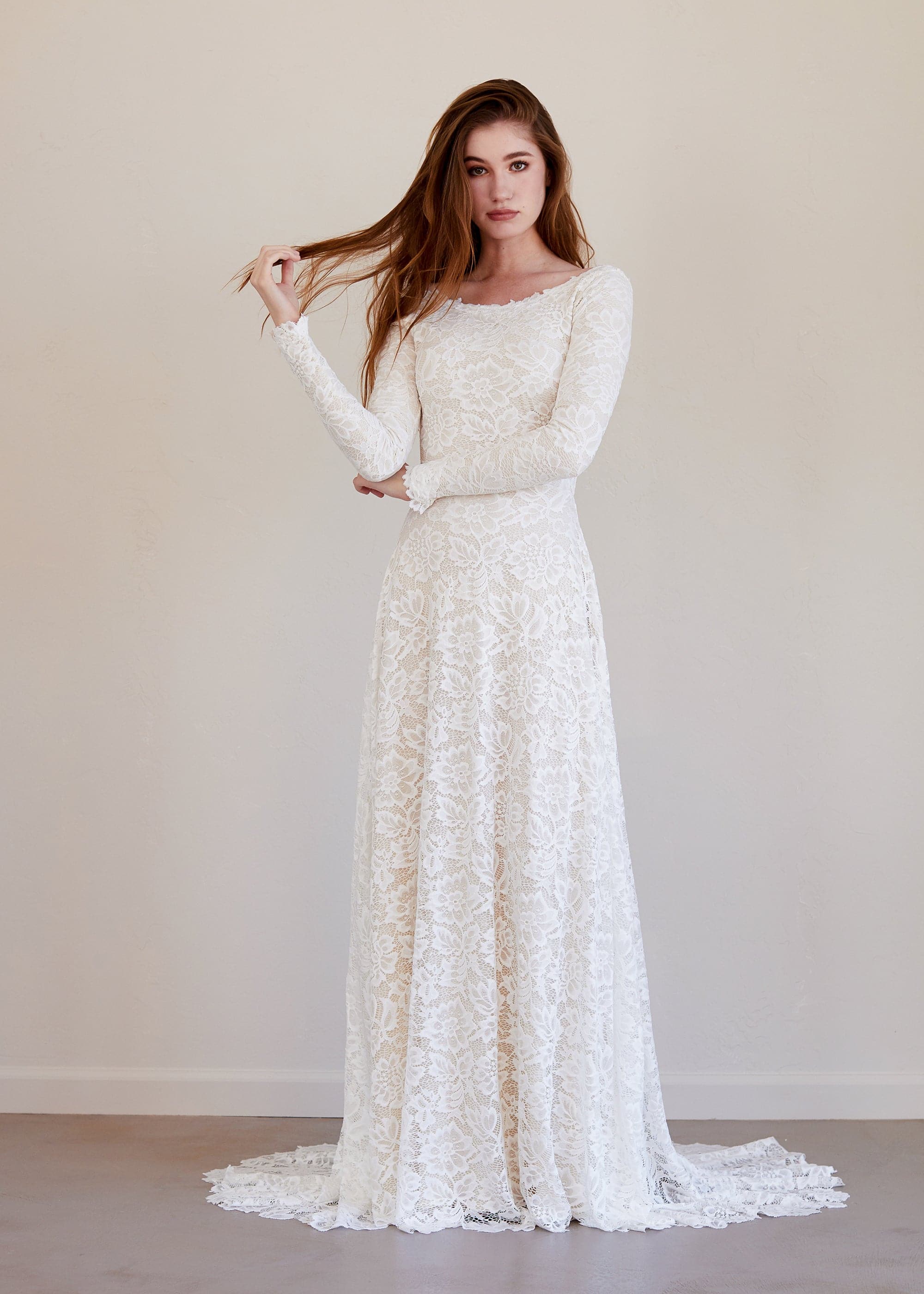 Jade Dress Full Train (18 inch)