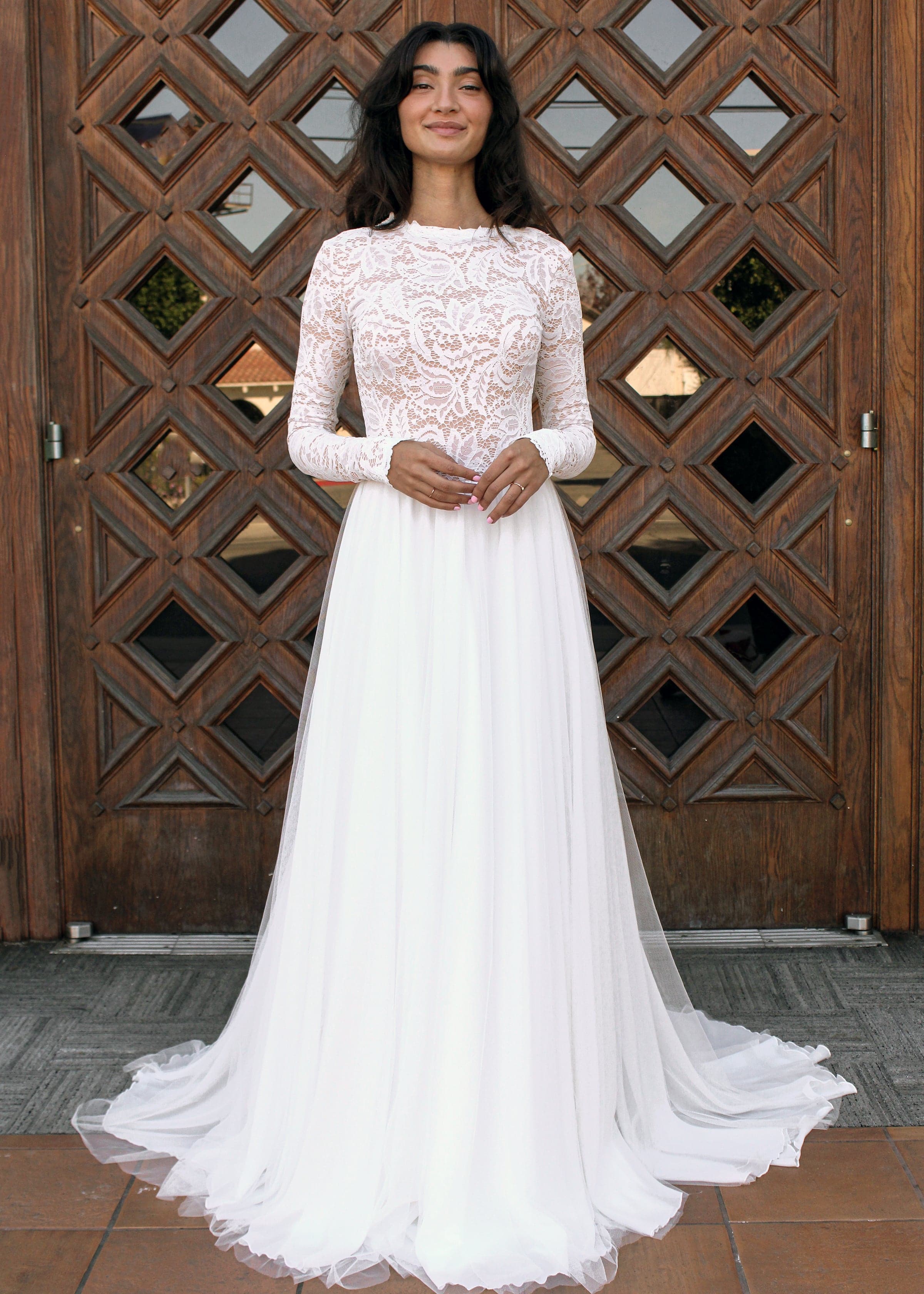 long sleeve wedding dress london Wedding dresses with long sleeves