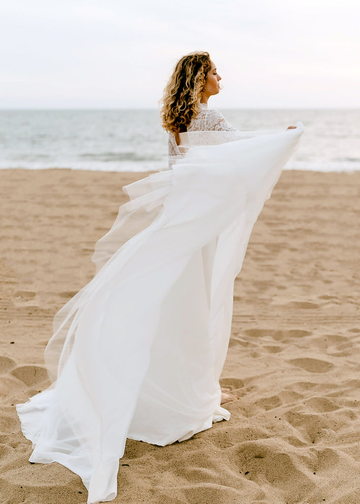 Bride wearing Viv Dress