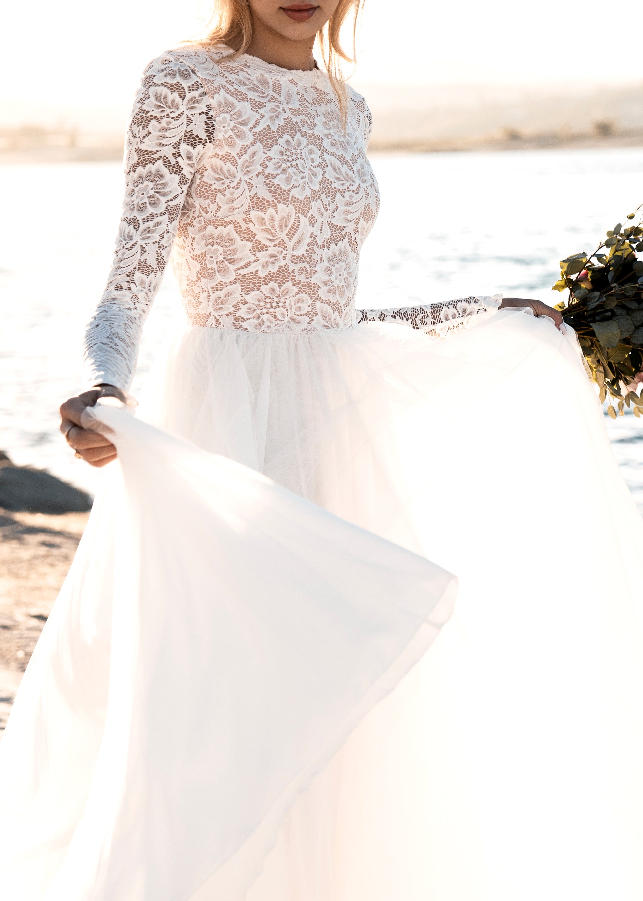zoey lace mermaid dress