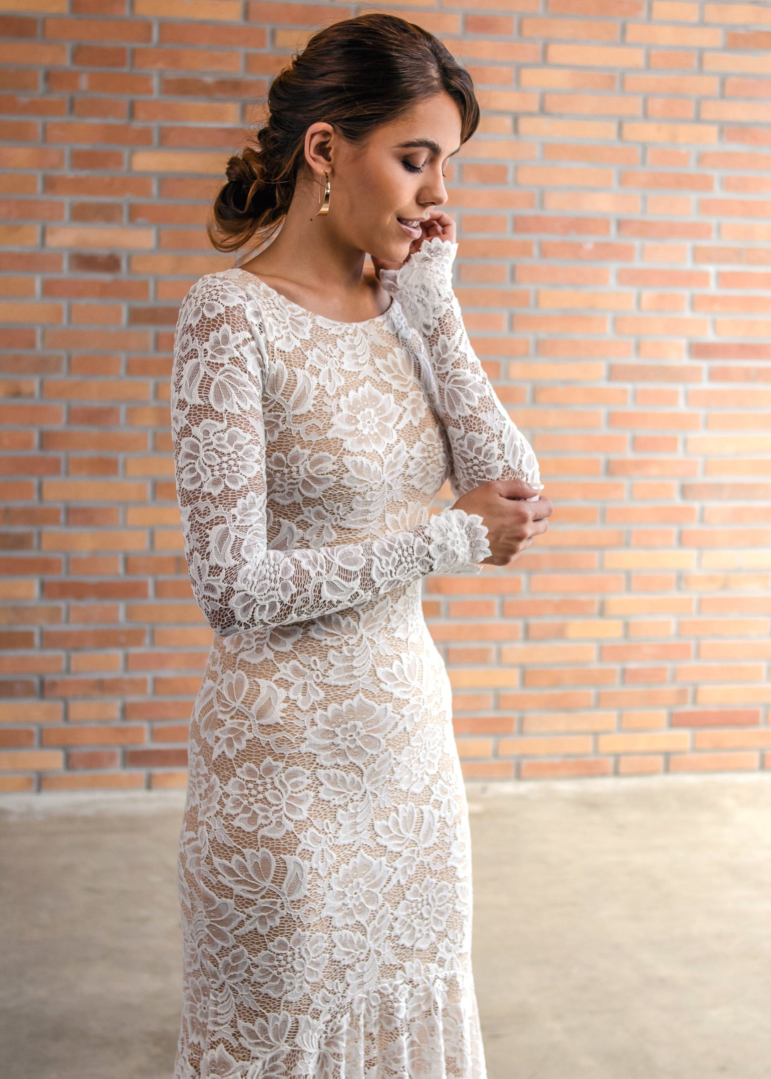 wear your love prom dress Ari Dress Floor-length (no train) / Full Coverage / 7/8 Sleeve (bracelet sleeve)