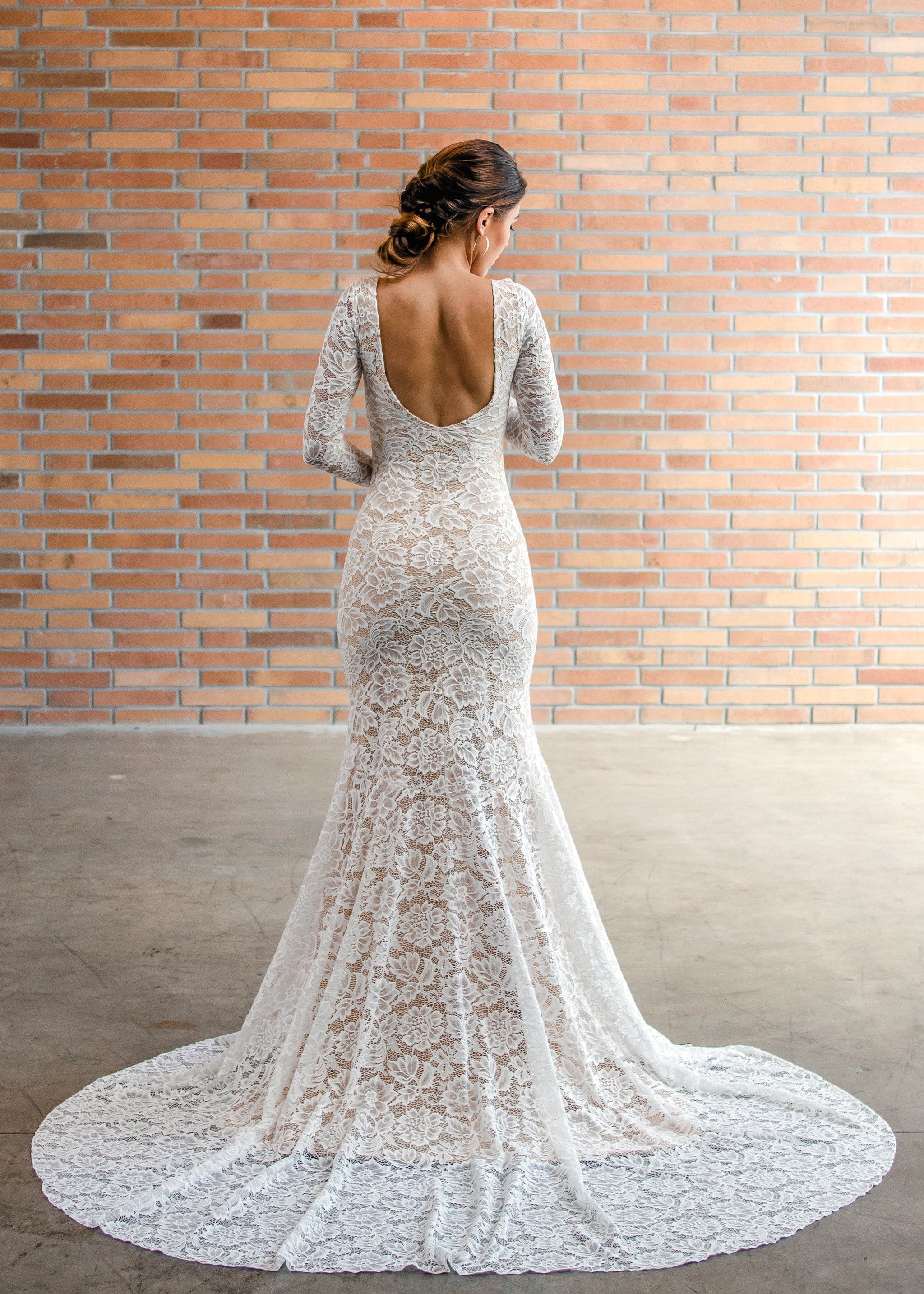 Fleur Dress Floor-Length (No Train) / Open Back