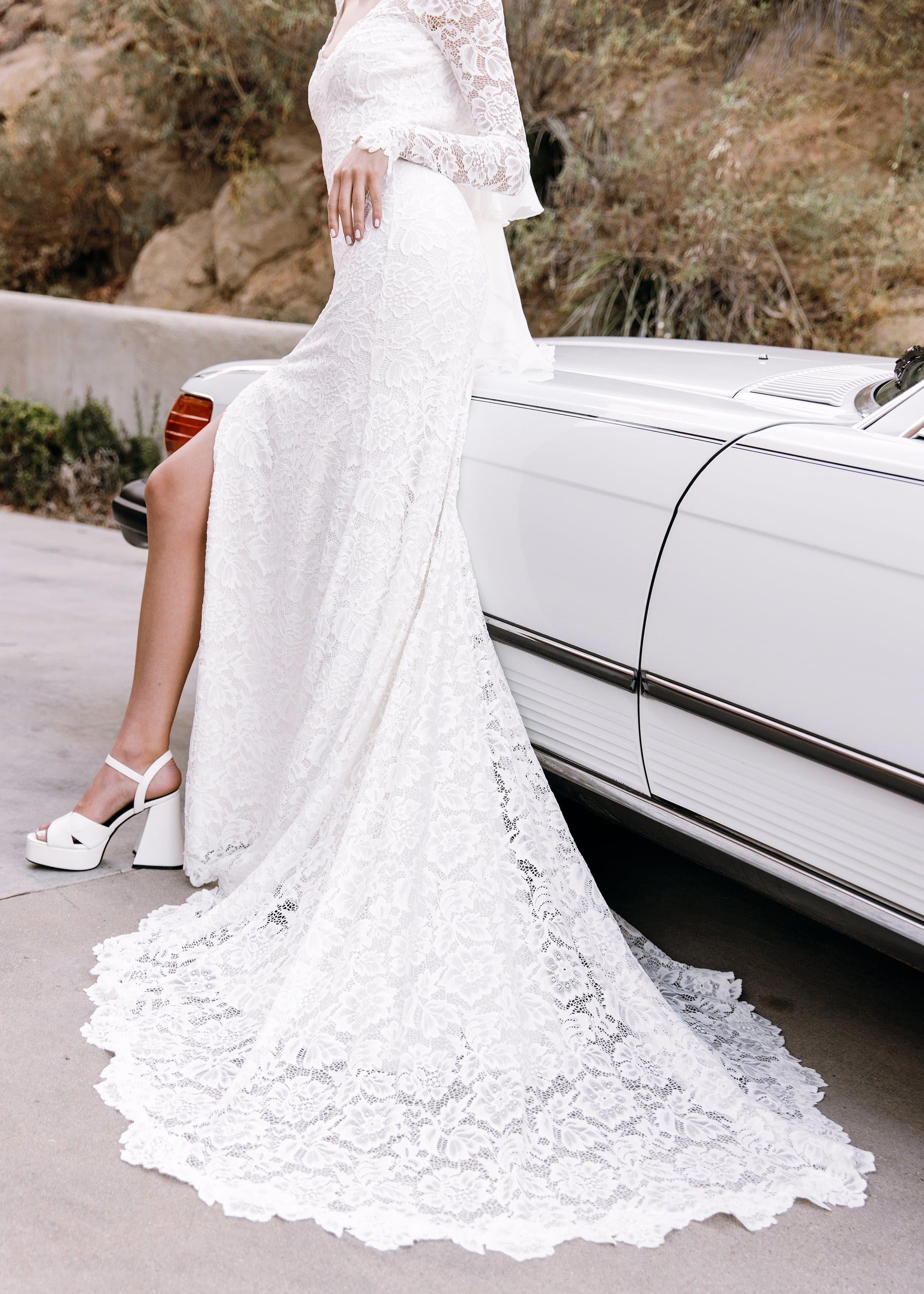 Sia Dress Full (24-in) / Princess slit (shown) / Open V Back (shown) Sia Dress Full (24-in) / Princess slit (shown) / Open V Back (shown)