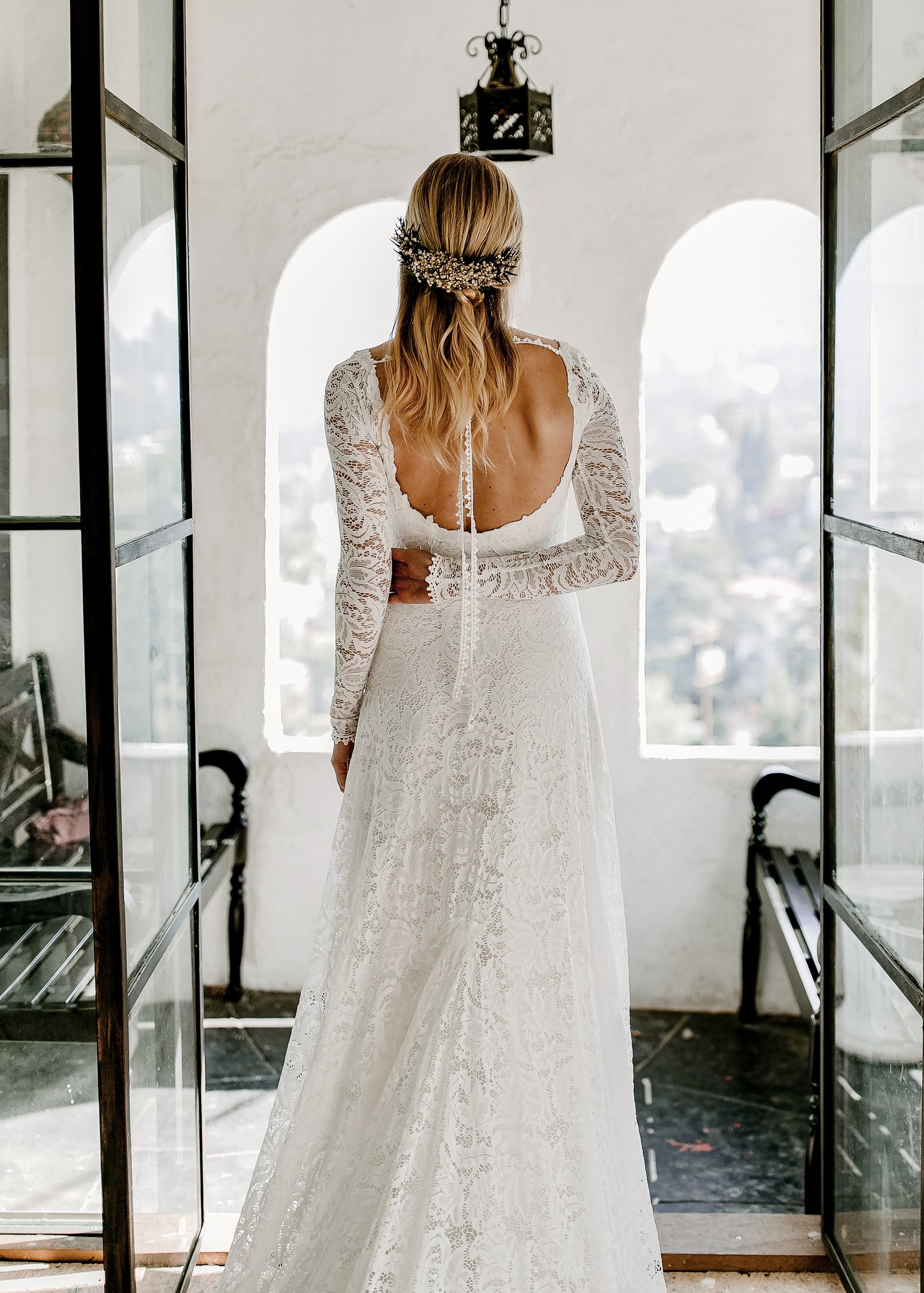 open lace back dress Sweetheart Sleeveless Pleated A-Line Prom Dress – Loveiss main image 1