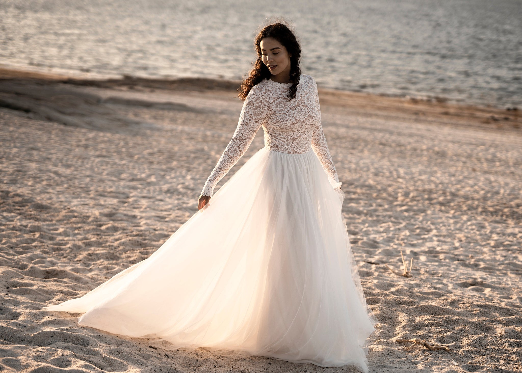 zoey lace mermaid dress